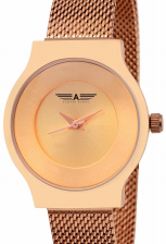 Dev Creations Wrist Analog Watch for Woman (Multicolor) (Gold)