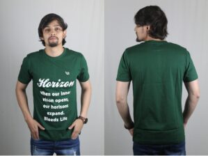 HARIZON Printed T-shirt Man Green