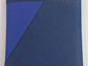  Premium Leatherette cover New Year Diary 2022 (320 Pages) Blue
