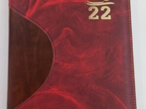  Premium Leatherette cover New Year Diary 2022 (320 Pages) Red