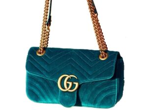 GUCCI MARMONT Superb quality and very stylish Handbag Blue