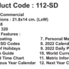 Bingo New year Diary 2022 112 SD pack of 2 - Image 2