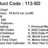 Bingo New year Diary 2022 113 SD pack of 2 - Image 3