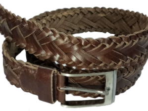 Fabbro Stylish Leather Braided Belt