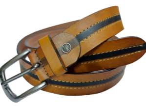 Fabbro Stylish Leather Causal Belt Brown