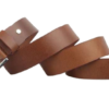 Fabbro Stylish Leather Profile Belt Tan - Image 2