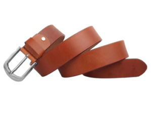 Fabbro Stylish Leather Profile Belt Tan