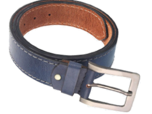 Fabbro Stylish Leather Causal Belt Blue