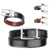 Fabbro Stylish Leather Reversible Belt Black & Brown - Image 2
