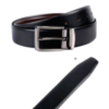 Fabbro Stylish Leather Reversible Belt Black & Brown - Image 2