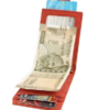Fabbro Stylish Touch to Your Outfits Cardholder+Moneyclip RED - Image 2