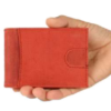 Fabbro Stylish Touch to Your Outfits Cardholder+Moneyclip RED - Image 4