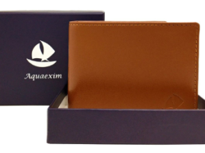 Aquaexim Fancy genuine leather wallet for men