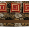 Hawan kund cushions Cover Maroon color Pack of 5 - Image 3