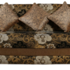 Leather cruss  cushions Cover Brown color Pack of 5 - Image 3