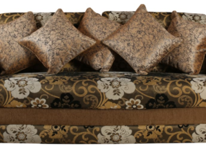 Leather cruss  cushions Cover Brown color Pack of 5