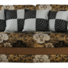 Jalebi Style cushions Cover Black & White color Pack of 5 - Image 3