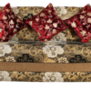Leather patta cushions Cover Maroon color Pack of 5 - Image 2
