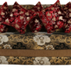 Leather patta cushions Cover Maroon color Pack of 5 - Image 3