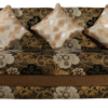 Slik Barfi cushions Cover Light Brown color Pack of 5 - Image 3