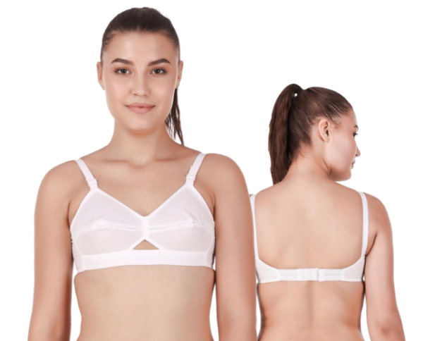 NS Premium Cotton Bra White