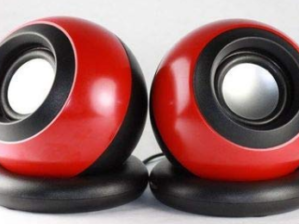 ZEBION Adore 2.0 USB 2 Watts Speakers (Black,Red)
