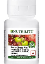 Amwy Nutrilite Biotin Cherry Plus [60 Tablets]