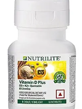 Amwy Nutrilite Vitamin D Plus Daily Supplement 60 Tablets