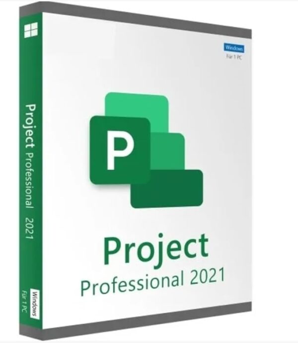 TECHON MS Project Professional 2021 License for Windows Latest Version (1 User/PC, Lifetime Validity)