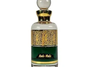 DD Absolute XEDO MALE Premium Perfume, Luxury Glass Bottle with Decorative Pattern, Black and Gold