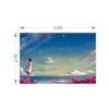 Krsna Arts Unframed Rolled Art Print|| Beautiful Sky With Claud Canvas Wall Art Print for Home Décor And Office||Unframed canvas Painting For Wall decor||Home wall and Office Interior - Image 2