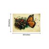 Krsna Arts Unframed Rolled Art Print || Monarch Emergence Beautiful Abstract Canvas Wall Art Print for Home Décor And Office || Unframed canvas Painting For Wall decor || Wall Paintings for Home and Office Décor Size : 24x36 Inches - Image 2