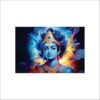 Krsna Arts Unframed Rolled Art Print|| Beautiful Lord Krishna in Meditation Canvas Wall Art Print for Home Décor And Office||Unframed canvas Painting For Wall decor||Home wall and Office Interior - Image 3