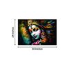 Krsna Arts Murli Manohar Beautiful Abstract Canvas Wall Art Print for Home Office Size 24x36 Inches - Image 5