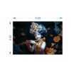 Krsna Arts Unframed Rolled Art Print|| Beautiful Krishna Canvas Wall Art Print for Home Décor And Office||Unframed canvas Painting For Wall decor||Home wall and Office Interior - Image 2