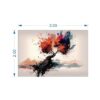 Krsna Arts Unframed Rolled Art Print|| Beautiful Colored Tree Canvas Wall Art Print for Home Décor And Office||Unframed canvas Painting For Wall decor||Home wall and Office Interior - Image 2