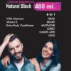 D Absolute HAIR COLOR SHAMPOO 400 ml (40 ml Extra) FOR MEN AND WOMEN AMMONIA FREE WITH ALOVERA, VITAMIN E BLACK - Image 3
