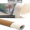 Krsna Arts Unframed Rolled Art Print || Golden Deer Beautiful Abstract Canvas Wall Art Print for Home Décor And Office || Unframed canvas Painting For Wall decor || Wall Paintings for Home and Office Décor Size : 24x48 Inches - Image 4