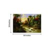Krsna Arts Unframed Rolled Art Print || Forest Landscpe Beautiful Abstract Canvas Wall Art Print for Home Décor And Office || Unframed canvas Painting For Wall decor || Wall Paintings for Home and Office Décor Size : 24x36 Inches - Image 3