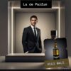 DD Absolute XEDO MALE Premium Perfume, Luxury Glass Bottle with Decorative Pattern, Black and Gold - Image 4