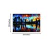 Krsna Arts Unframed Rolled Art Print || Landscape Beautiful Abstract Canvas Wall Art Print for Home Décor And Office || Unframed canvas Painting For Wall decor || Wall Paintings for Home and Office Décor Size : 24x36 Inches - Image 3