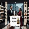 DD Absolute XEDO MALE Premium Perfume, Luxury Glass Bottle with Decorative Pattern, Black and Gold - Image 5