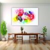 Krsna Arts Unframed Rolled Art Print || Colourfull Umbrella Beautiful Abstract Canvas Wall Art Print for Home Décor And Office || Unframed canvas Painting For Wall decor || Wall Paintings for Home and Office Décor Size : 24x36 Inches - Image 2