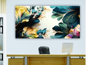Krsna Arts Unframed Rolled Art Print || Beautiful Watercolor Floral Beautiful Abstract Canvas Wall Art Print for Home Décor And Office || Unframed canvas Painting For Wall decor || Wall Paintings for Home and Office Décor Size : 24x48 Inches