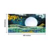Krsna Arts Unframed Rolled Art Print || Modern Art Mural Beautiful Abstract Canvas Wall Art Print for Home Décor And Office || Unframed canvas Painting For Wall decor || Wall Paintings for Home and Office Décor Size : 24x48 Inches - Image 3