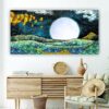 Krsna Arts Unframed Rolled Art Print || Modern Art Mural Beautiful Abstract Canvas Wall Art Print for Home Décor And Office || Unframed canvas Painting For Wall decor || Wall Paintings for Home and Office Décor Size : 24x48 Inches - Image 2