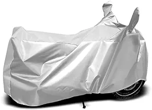 Great Ride Waterproof Scooty Body Cover Compatible with Dream Proof Cover Protects from Rain and Sunlight Uv Proof | Silver