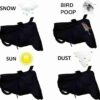 Great Ride New Water Resistent Full Body Bike Cover100% Pure Poleyster with 3 Thread Stitching, Whether & Dust Proof with Buckle Strape Compatible for Black CB Hornet - Image 2