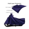 Great Ride Waterproof Scooty Body Cover Compatible with Activa 6G Dust Proof Cover Protects from Rain and Sunlight Uv Proof | Navy - Image 4