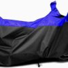 Great Ride New Water Resistent || Two Wheeler Cover|| 100% Pure Poleyster With 5 Thread Stitching|| Whether & Dust Proof Full Body Protection With Buckle Strape Compatible For passion pro - Image 2